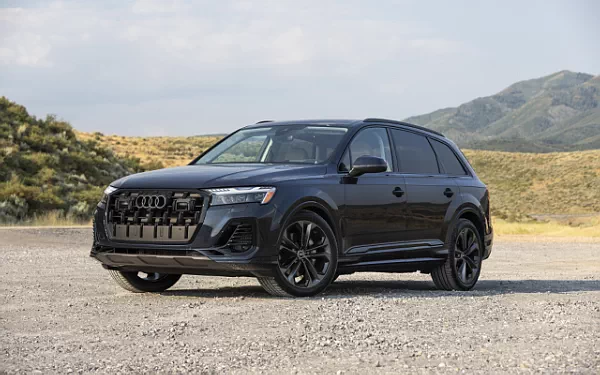Cars wallpapers Audi Q7 55 TFSI quattro (Waitomo Blue Metallic) US-spec - 2025