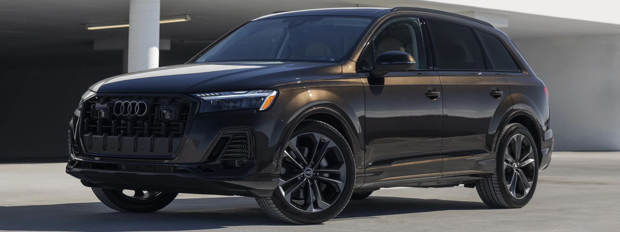 Cars wallpapers Audi Q7 55 TFSI quattro (Tamarind Brown Metallic) US-spec - 2025 - Car wallpapers