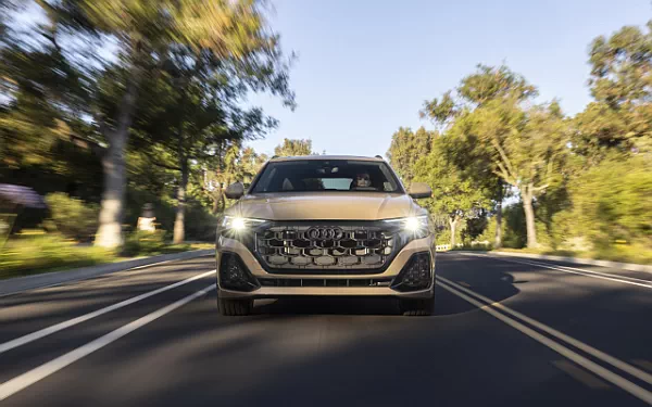 Cars wallpapers Audi Q8 55 TFSI quattro S line (Sakhir Gold Metallic) US-spec - 2025