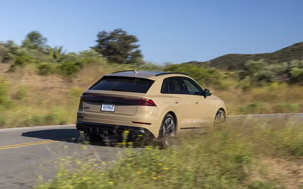 Cars wallpapers Audi Q8 55 TFSI quattro S line (Sakhir Gold Metallic) US-spec - 2025