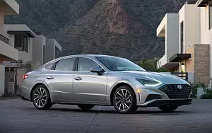 Cars wallpapers Hyundai Sonata Limited (Shimmering Silver Pearl) US-spec - 2019