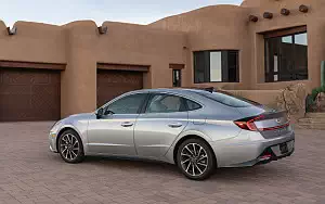 Cars wallpapers Hyundai Sonata Limited (Shimmering Silver Pearl) US-spec - 2019