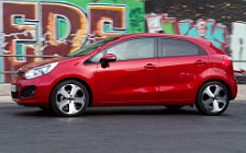 Cars wallpapers Kia Rio 5door Red - 2011