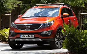 Cars wallpapers Kia Sportage (Techno Orange) - 2010