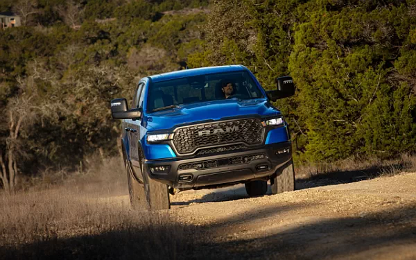 Cars wallpapers Ram 1500 Rebel (Hydro Blue/Diamond Black) - 2024