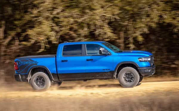 Cars wallpapers Ram 1500 Rebel (Hydro Blue/Diamond Black) - 2024