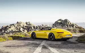Cars wallpapers Porsche 911 Speedster (Racing Yellow) - 2019